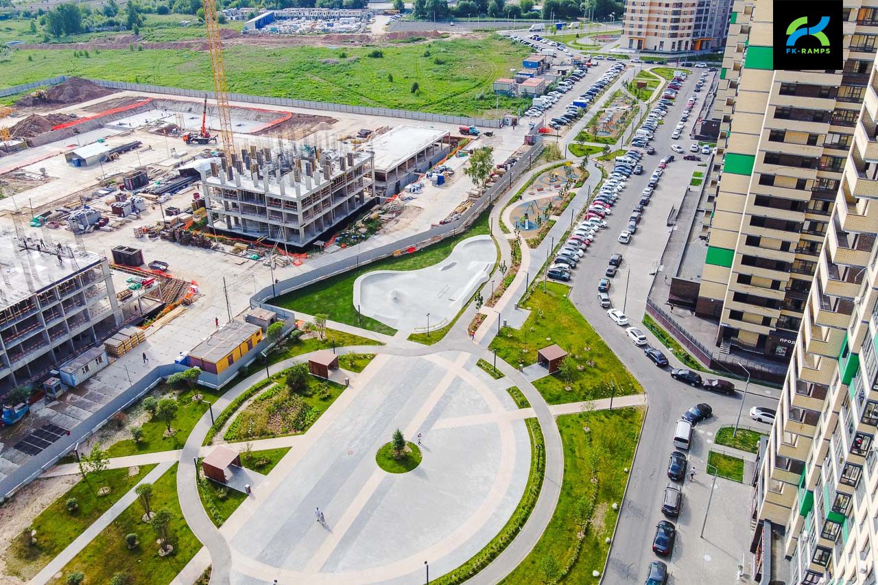 Бетонный скейт-парк в ЖК &laquo;Новое Медведково&raquo; photo