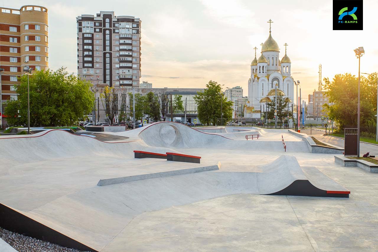 Бетонный скейт-парк и асфальтовый памп-трек в Иваново photo