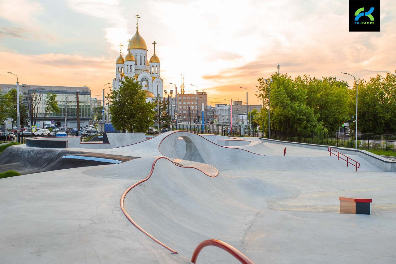 Бетонный скейт-парк и асфальтовый памп-трек в Иваново photo