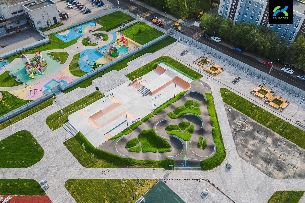 Скейт-парк и памп-трек в Тосно photo