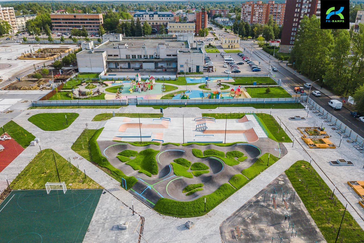 Скейт-парк и памп-трек в Тосно photo