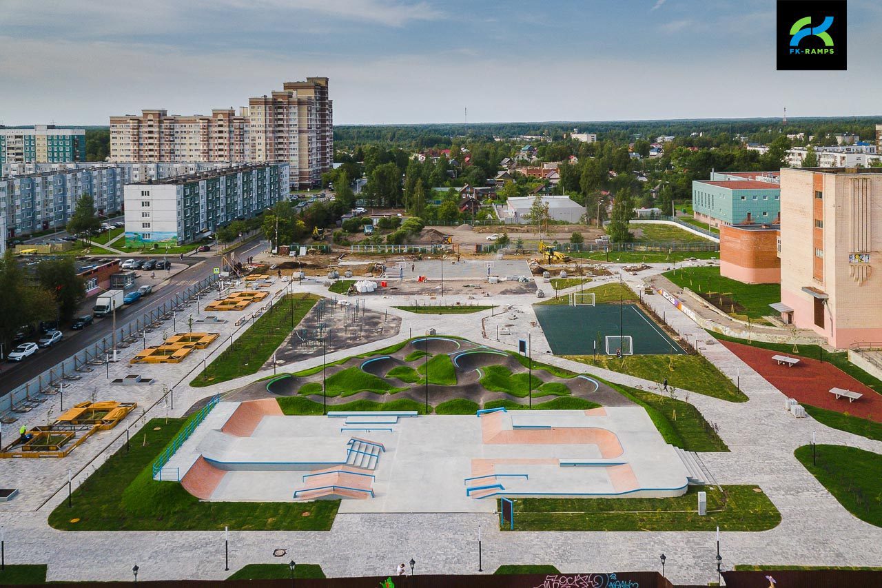 Скейт-парк и памп-трек в Тосно photo