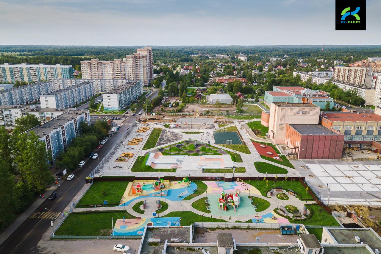 Скейт-парк и памп-трек в Тосно photo