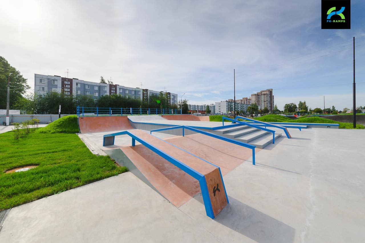 Скейт-парк и памп-трек в Тосно photo