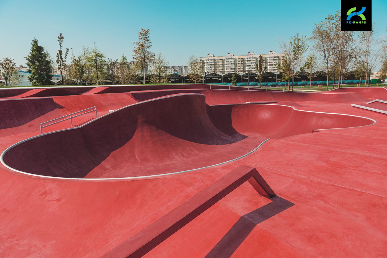 Бетонный скейт-парк в Краснодаре photo