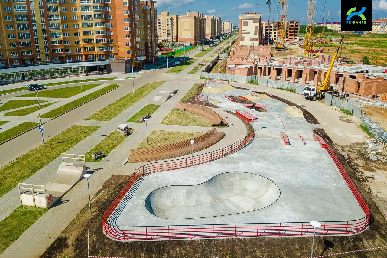 Бетонный скейт-парк в Чебоксарах photo