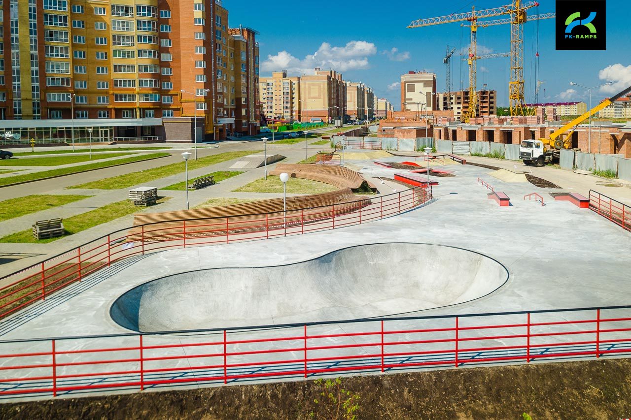 Бетонный скейт-парк в Чебоксарах photo
