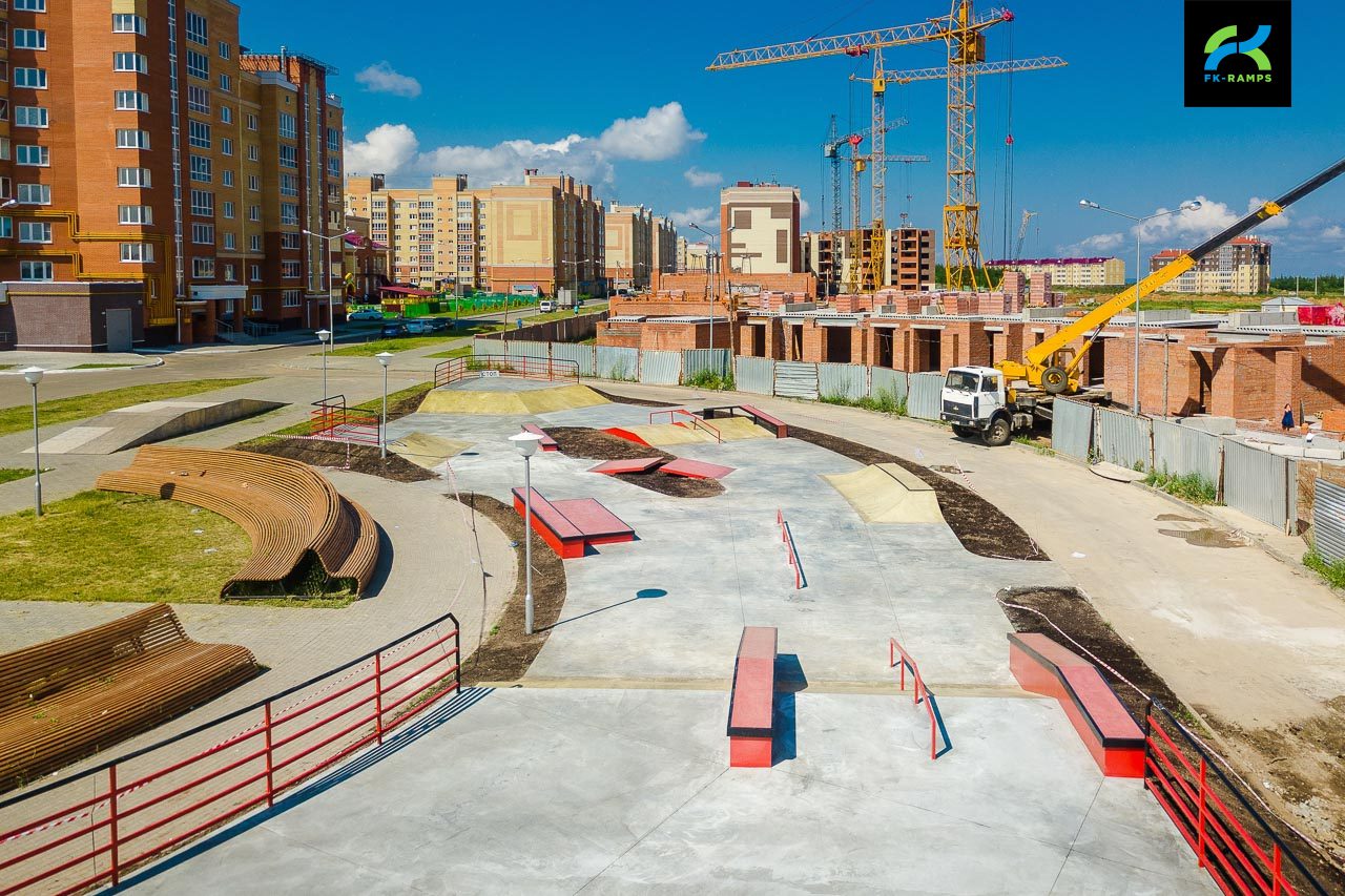 Бетонный скейт-парк в Чебоксарах photo