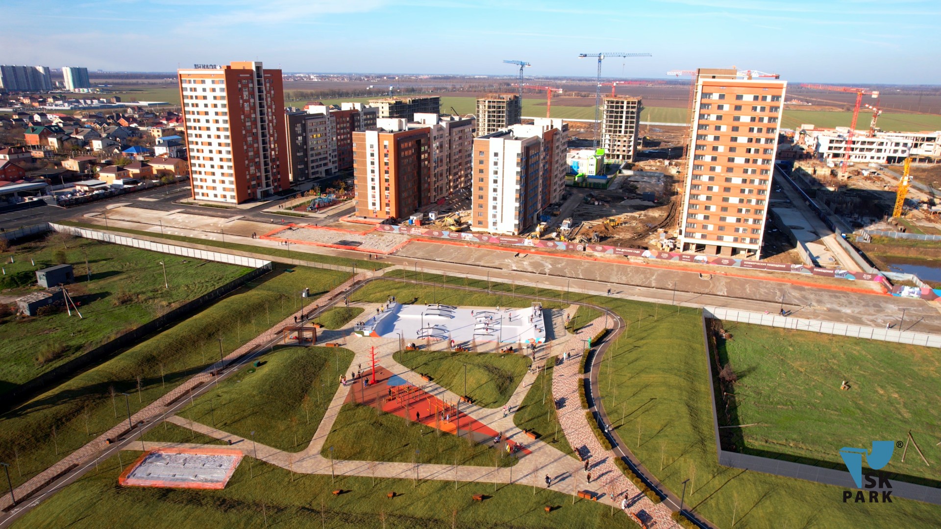 Бетонный скейт парк в г. Краснодар, ЖК Родные Просторы photo