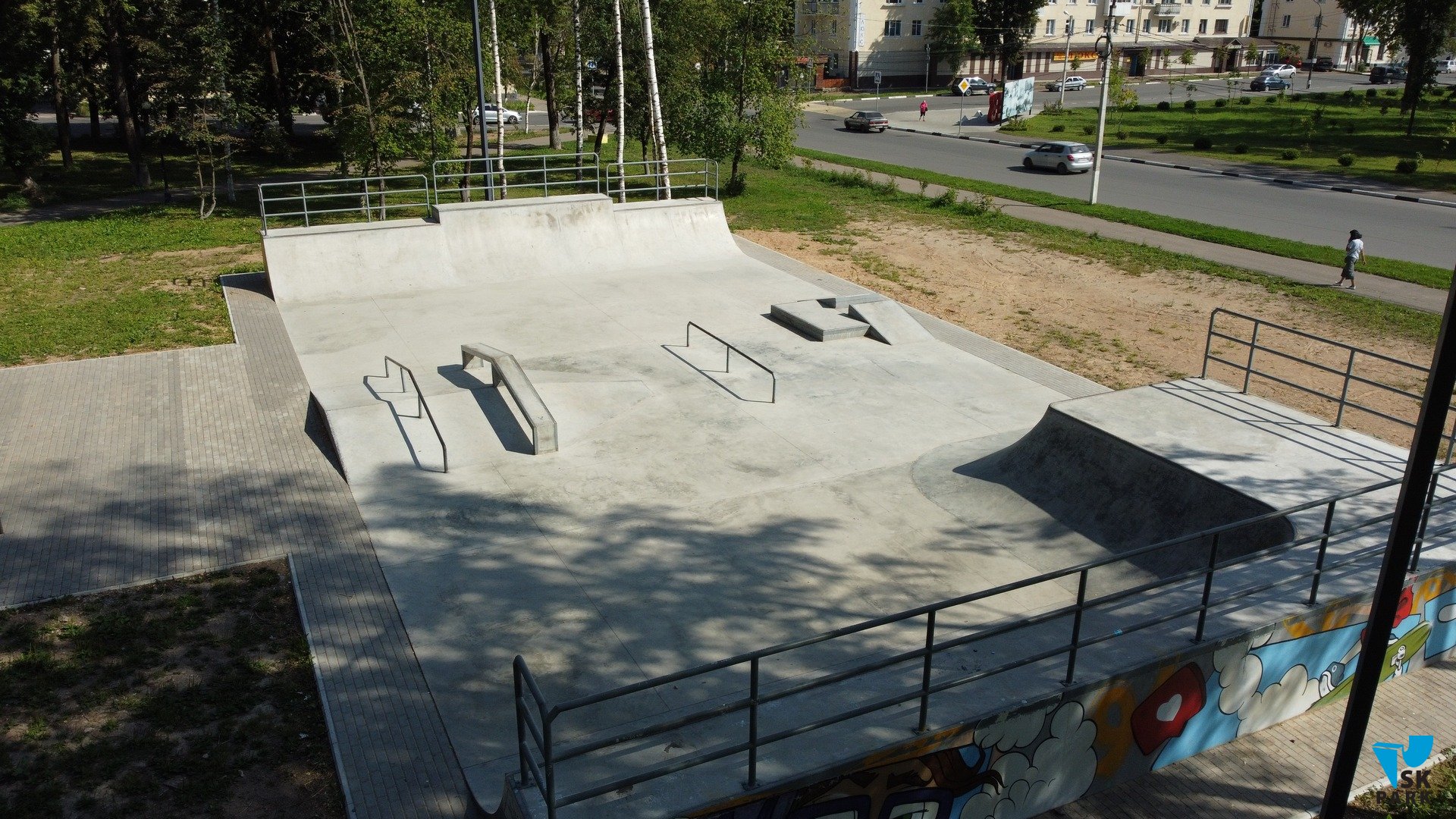 Бетонный скейт парк в г. Ржев photo