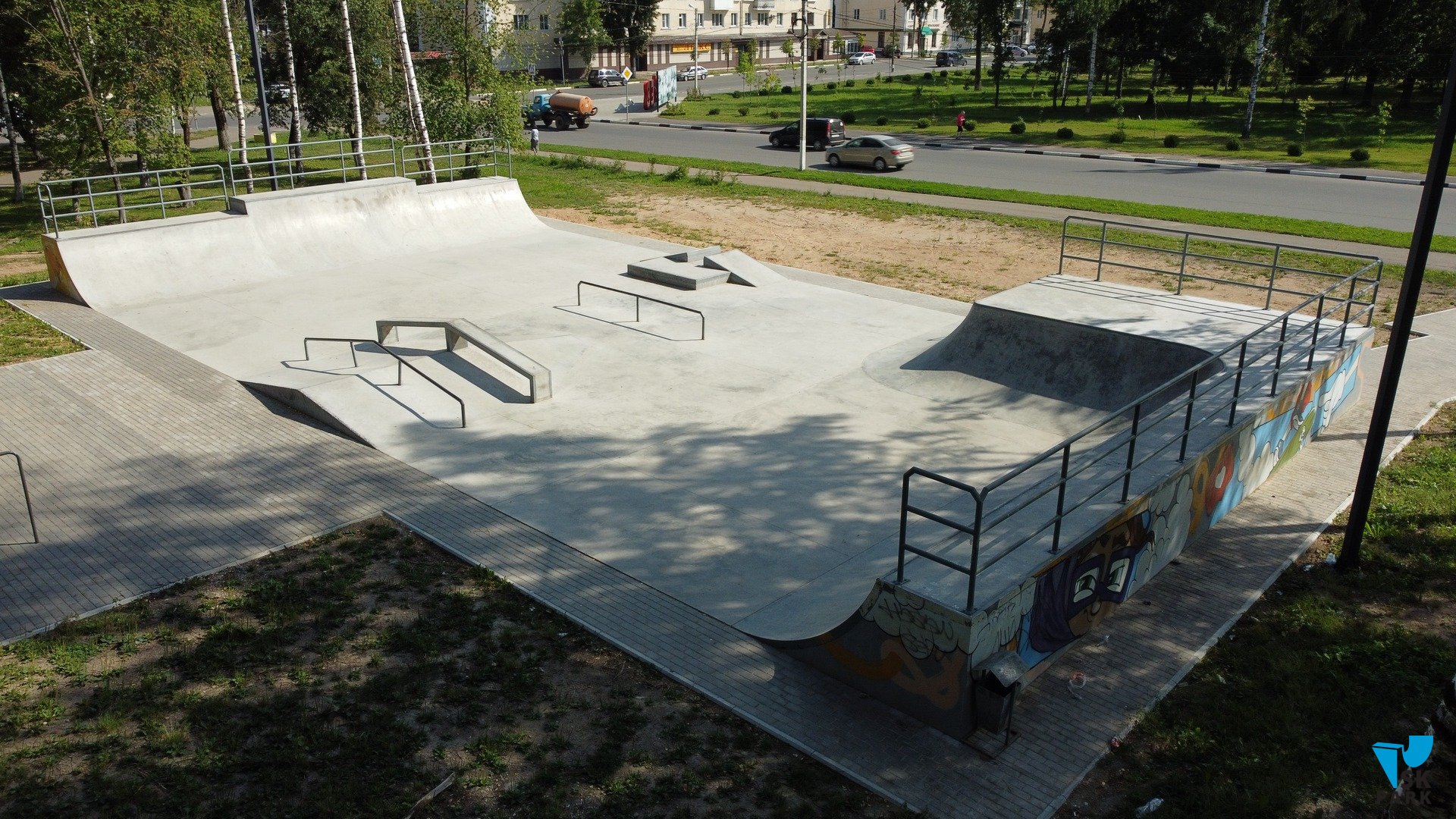 Бетонный скейт парк в г. Ржев photo