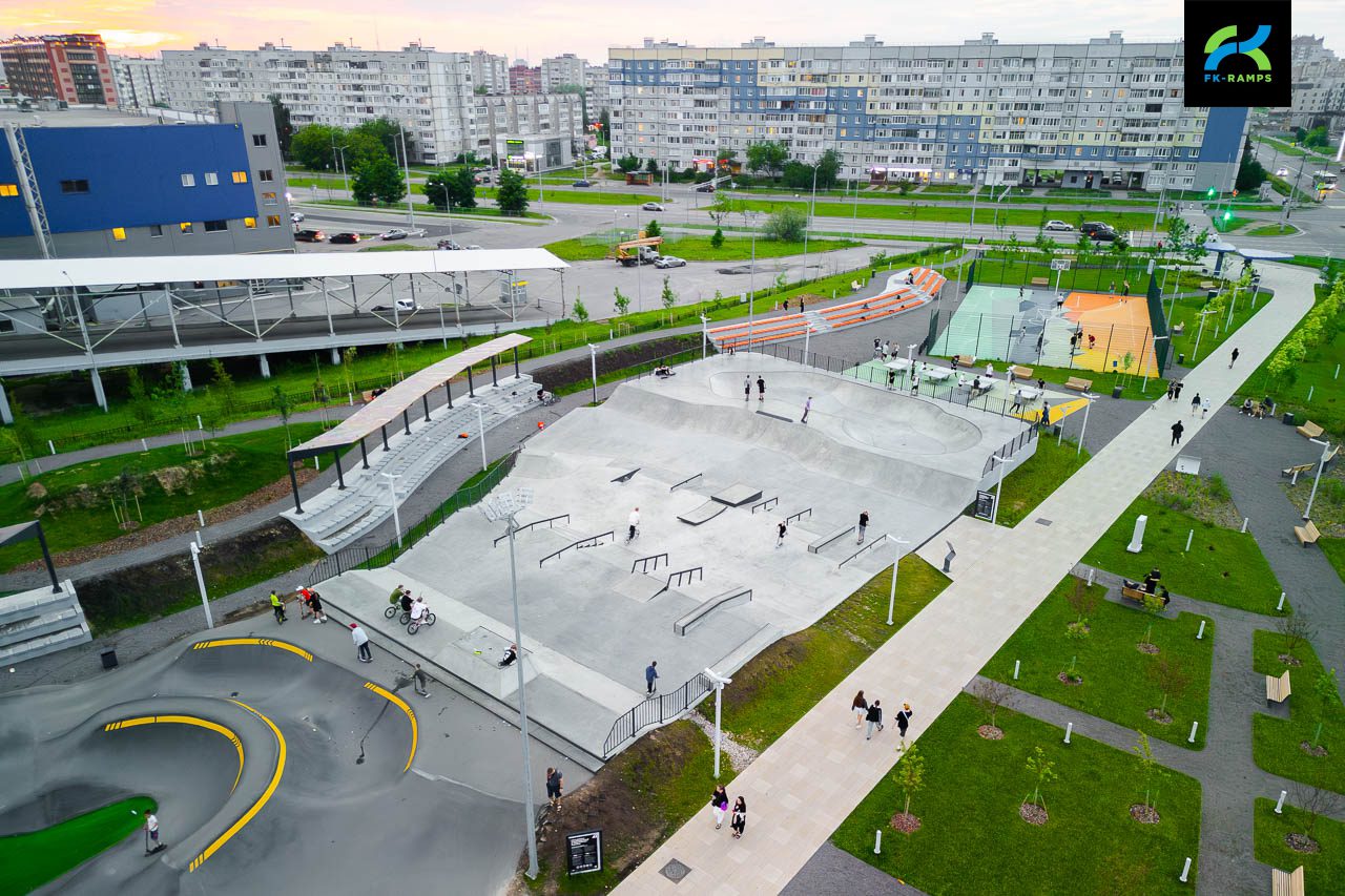 Скейт-парк и памп-трек в Череповце photo