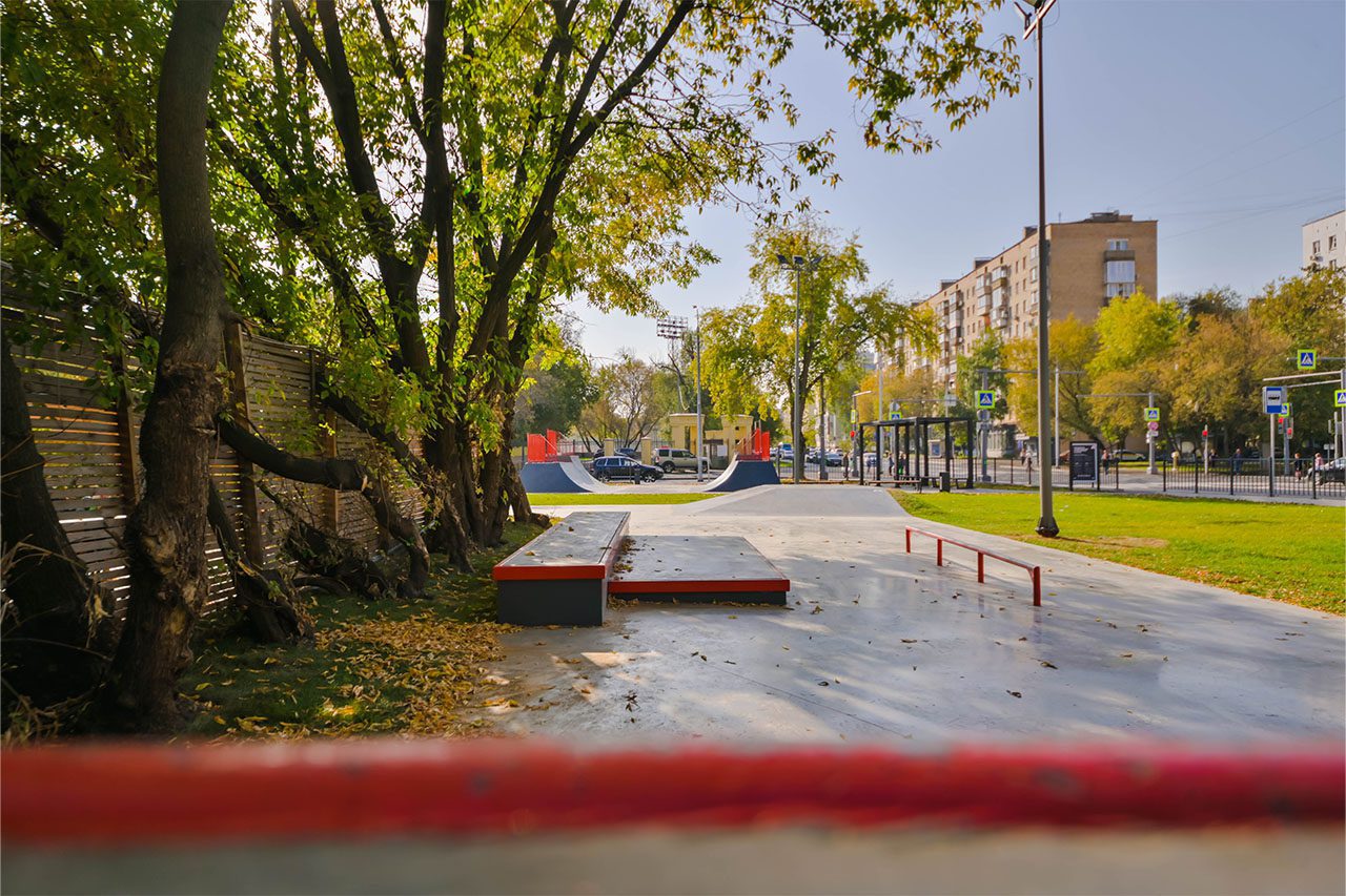 Скейт-парк и памп-трек на ул.Башиловской Москва photo