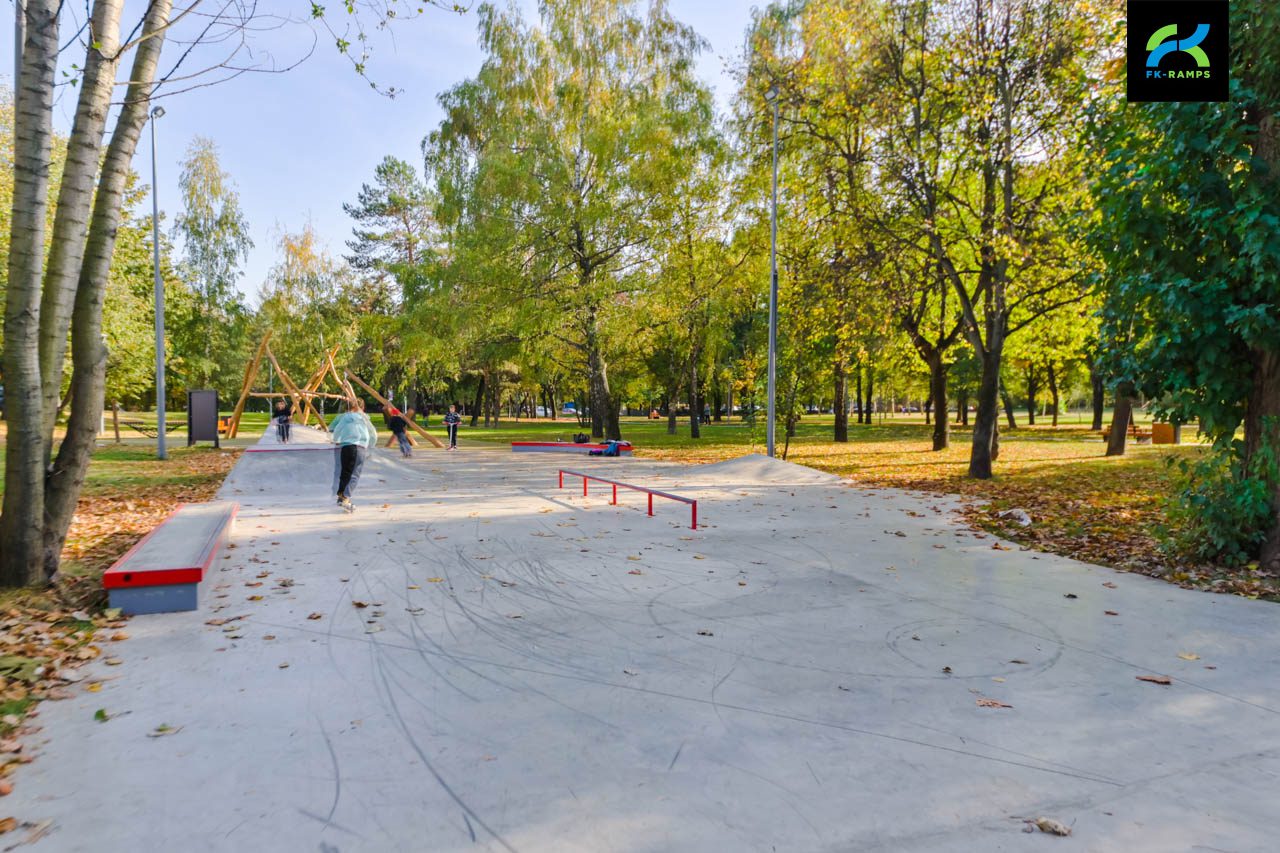 Скейт-парк в парке 40-летия ВЛКСМ Москва photo