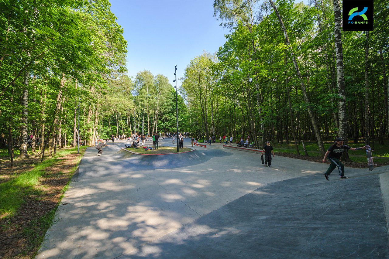 Скейт-парк и памп-трек в Кусково (Москва) photo
