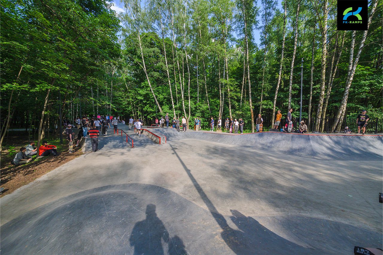 Скейт-парк и памп-трек в Кусково (Москва) photo