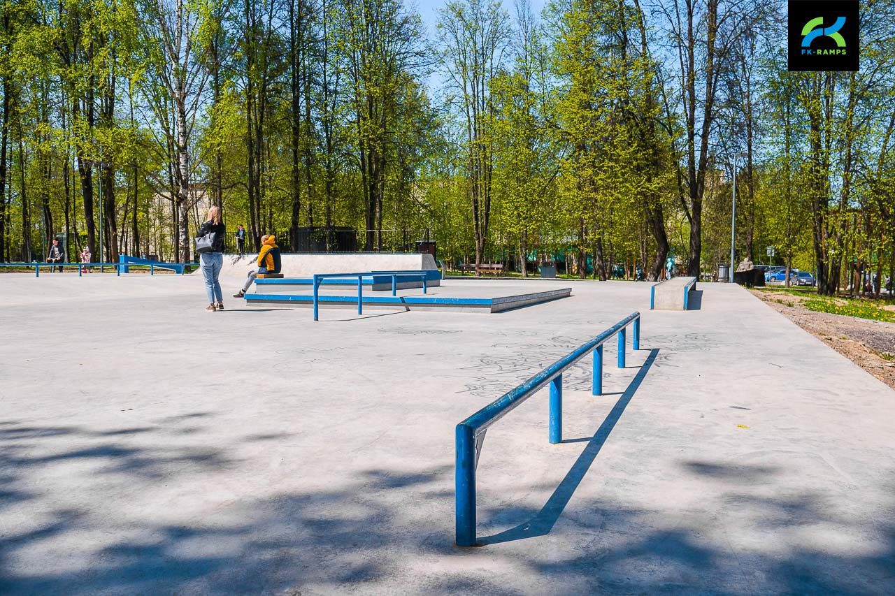 Бетонный скейт-парк в Солнечногорске photo